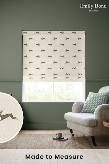Emily Bond Natural Alice Made to Measure Roman Blinds (960242) | £79