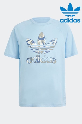 adidas Originals Light Blue Camo T-Shirt (960627) | £20