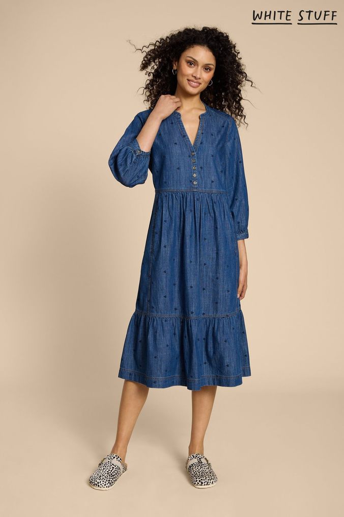 Buy Women s White Stuff Denim Dresses Online Next UK