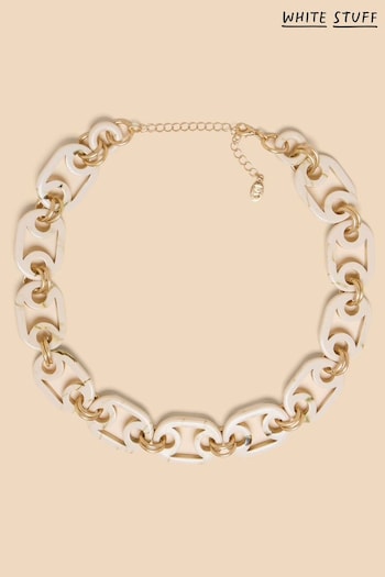 White Stuff Natural Ema Resin Chain Necklace (961057) | £22.50