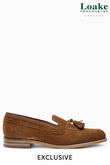 Tan Brown Loake For Next Suede Loafers (961498) | £175