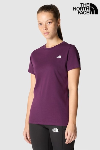 The North Face Purple Simple Dome T-Shirt (961601) | £24