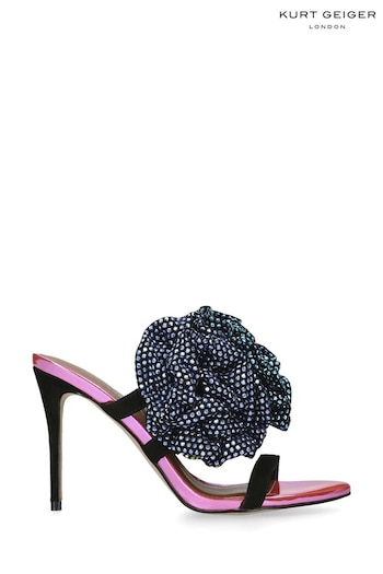 Kurt Geiger London Pink Pierra Mule Bloom Sandals (961846) | £179