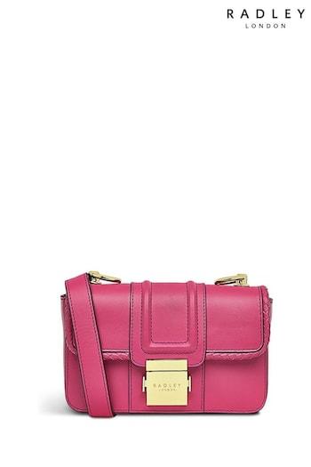 Radley London Pink Hanley Close - Weave Mini Flapover Crossbody Bag (962127) | £179