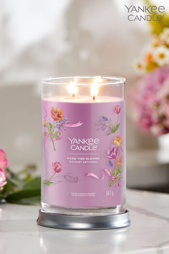 Yankee Candle Purple Signature Large Tumbler Hand Tied Blooms Scented Candle (962145) | £33