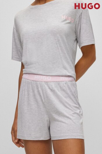 HUGO Grey Unite Shorts Pyjama Bottoms (962172) | £35