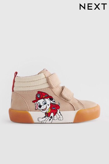 PAW Patrol Cream Standard Fit (F) Warm Lined Touch Fastening logo Boots (962289) | £25 - £29
