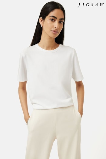 Jigsaw Heavy Cotton Boy White T-shirt (963032) | £40