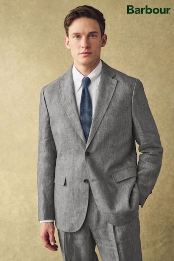Barbour® Grey Linen Suit (963112) | £250