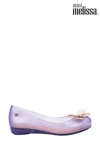 Mini Melissa Kids Ultragirl Bugs Purple Glisten Shoes Global (963204) | £66
