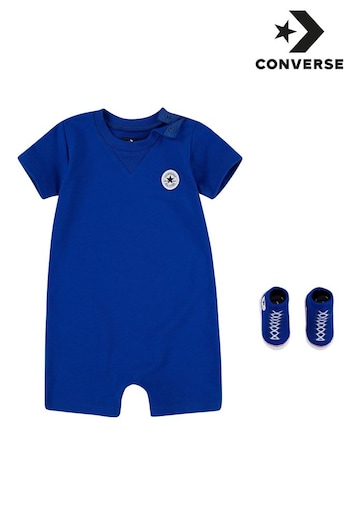 Converse Blue Romper and Bootie Baby Set (963506) | £25