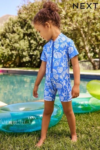 Blue Sunsafe Swimsuit (3mths-7yrs) (963709) | £13 - £15