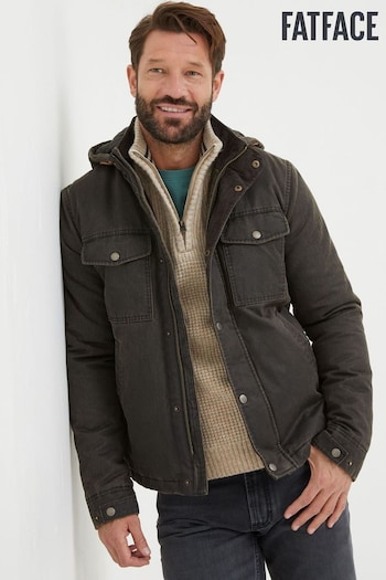 FatFace Brown Hadley Hooded Jacket (963925) | £119