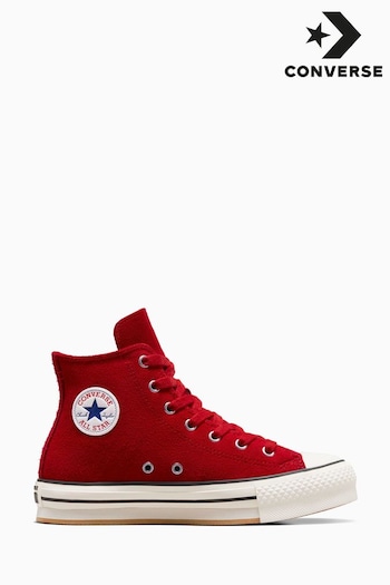 Converse Red Youth All Star EVA Lift Trainers (964312) | £60