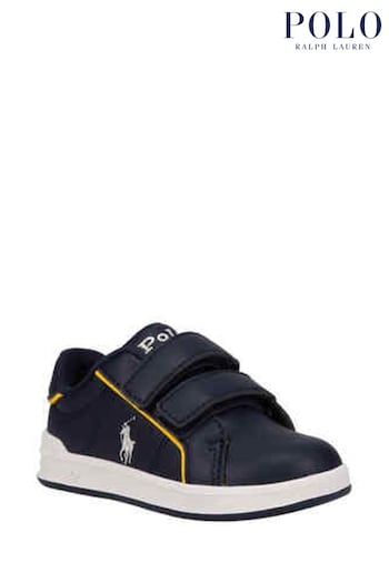 clothing women storage polo-shirts key-chains Navy Hertitage Court III Velco Strap Trainers (964313) | £80