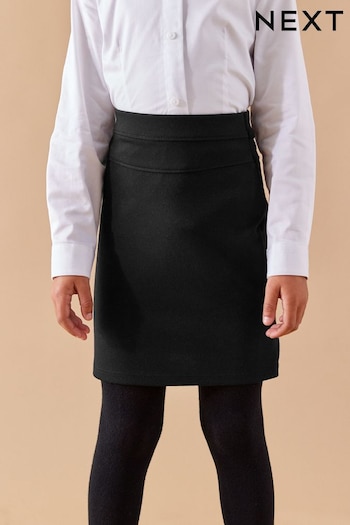 Black Jersey Stretch Pull-On Pencil Skirt (3-18yrs) (964845) | £7 - £14