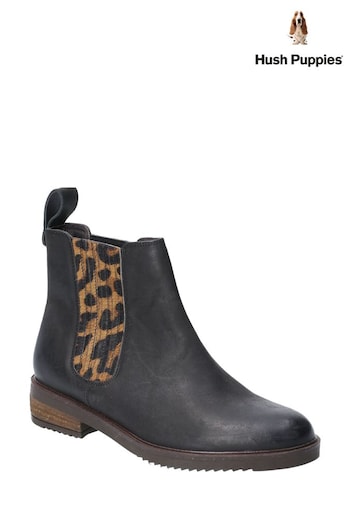 Hush Puppies Black Stella Ankle Boots (964880) | £90