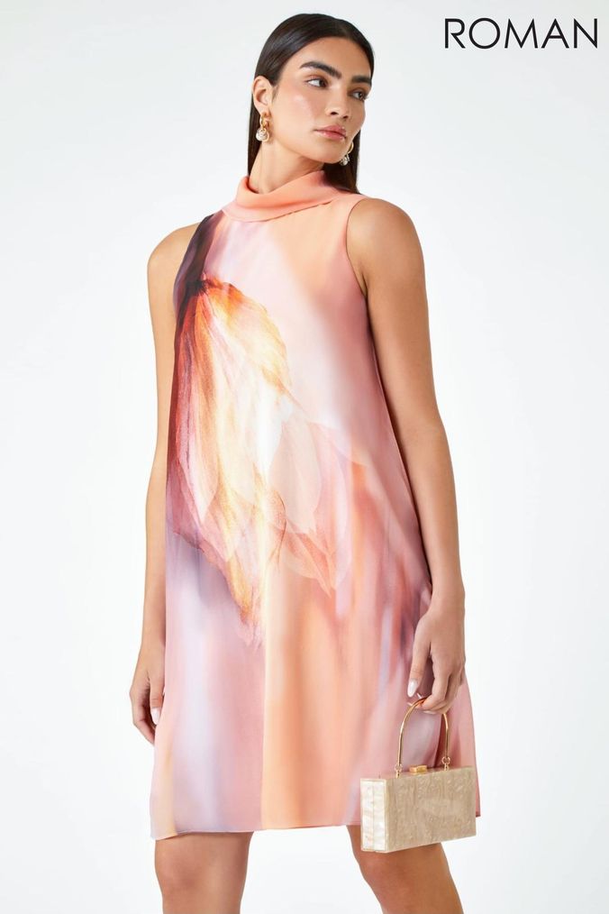 Buy Women s Summer Dress Partywear High Neck Dresses Online Next UK