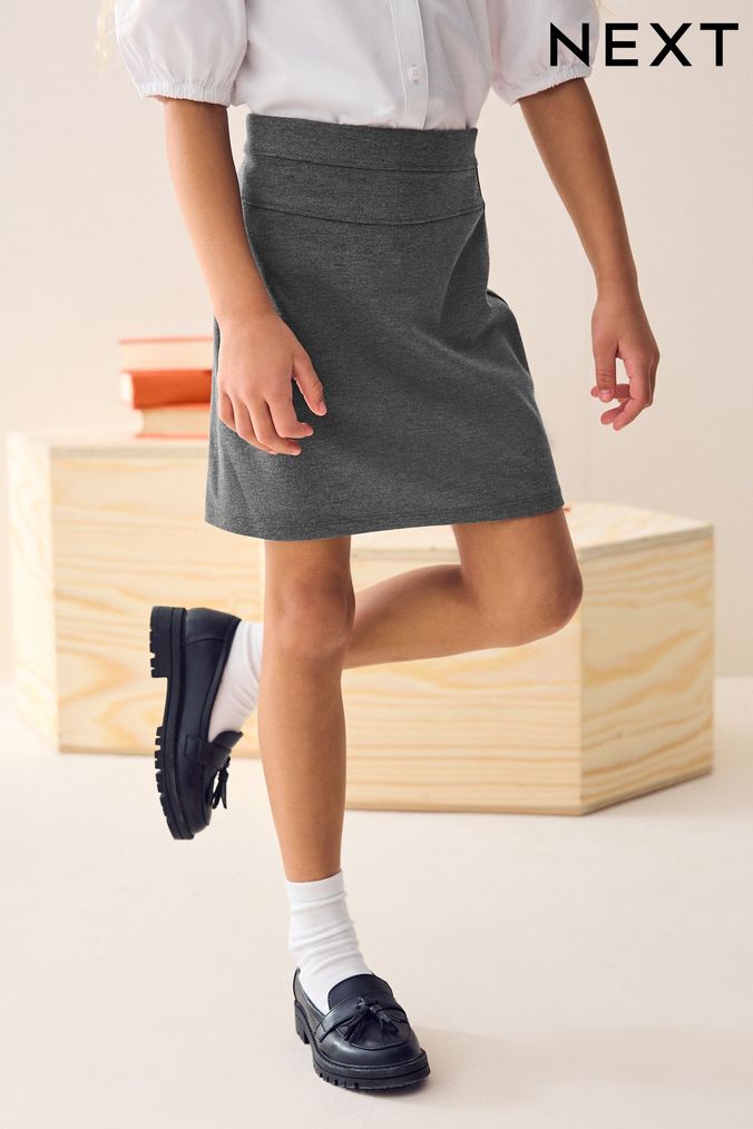 Girls Grey School Skirts Next Official Site