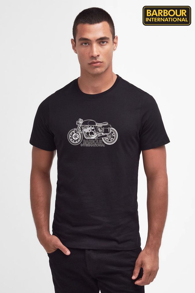 Barbour international t shirt sale clearance