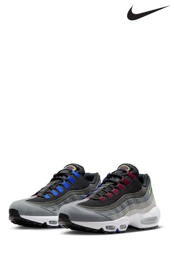Nike Graphic Grey/Blue Air Max 95 Trainers (965962) | £185