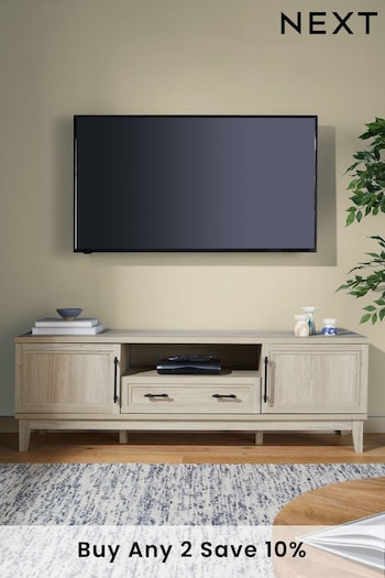 Light Langton Oak Effect Up to 65 inch TV Unit (966226) | £325