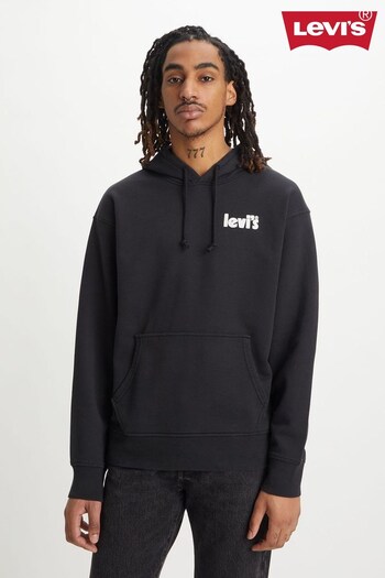 Levi's® Black Oversized Graphic Poster Hoodie (966772) | £75