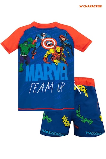 Character Blue Marvel Shorts and Top Swim Set (967126) | £21