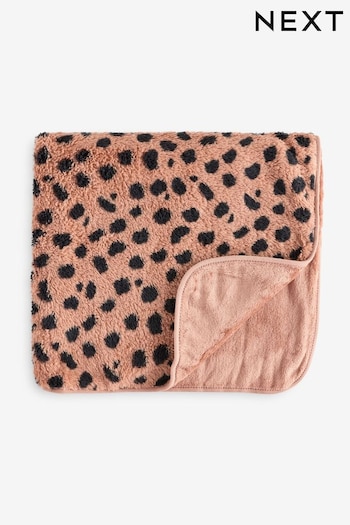 Animal Print Fleece Baby Blanket (967235) | £14