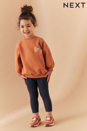 Orange Crew Sweatshirt and Leggings Set (3mths-7yrs) (967287) | £14 - £18