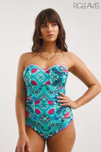 Figleaves Frida Underwired Tummy Control Regular Length Swimsuit (967396) | £50