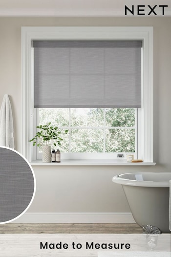 Charcoal Grey Knots Made to Measure Roller Blind (967428) | £58
