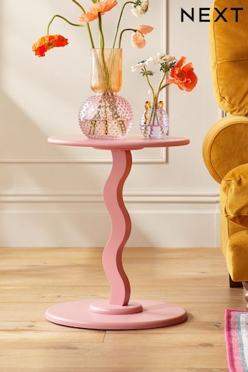 Pink Wiggle Side Table (968008) | £55
