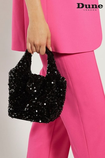 Dune London Black Brighten Embellished Grab Bag (968480) | £95