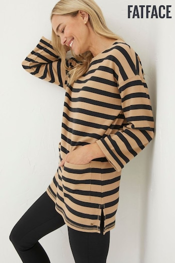 FatFace Brown Amari Stripe Tunic (968523) | £49.50