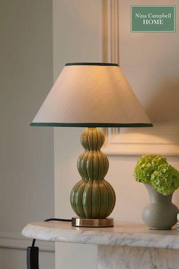 Nina Campbell Green Evelyn Small Table Lamp (968827) | £75