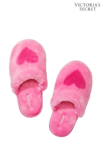 Victoria's Secret Hollywood Pink Heart Slippers (969004) | £35