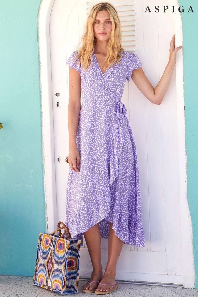 Purple tea dress 2025