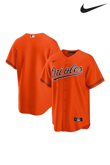 Nike washed Orange Baltimore Orioles Official Replica Alternate Jersey Shirt (969923) | £95