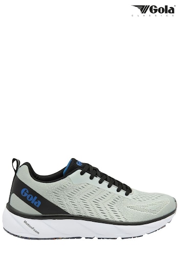 Gola Grey Gola Mens Grey Ultra Speed 2 Mesh Lace-Up Running Trainers (969965) | £75