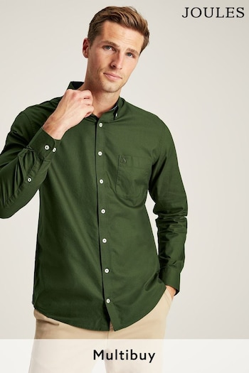 Joules Oxford Green Long Sleeve Oxford Shirt (970122) | £39.95