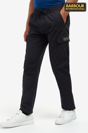 Barbour® International Black Penton Cargo Trousers (970515) | £90