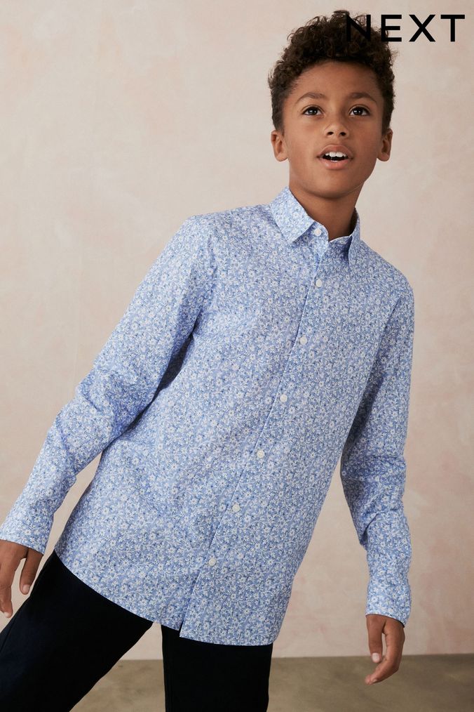 Boys floral dress shirt shop
