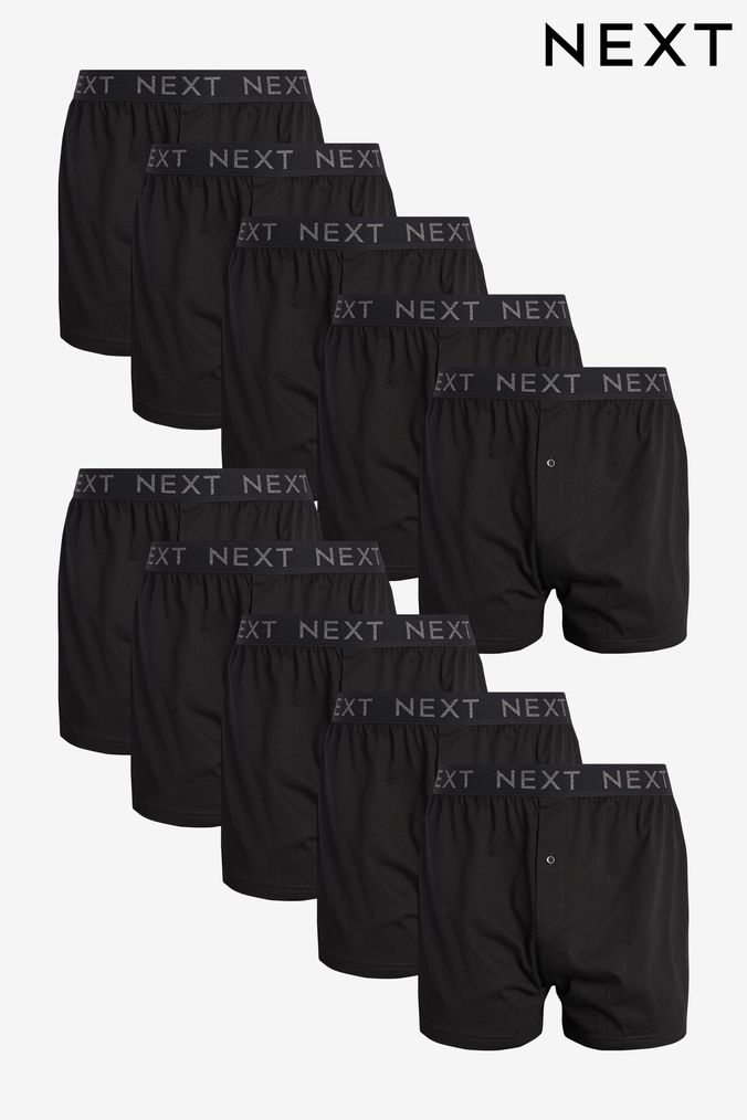Men s Black Boxers Black Boxer Shorts Next