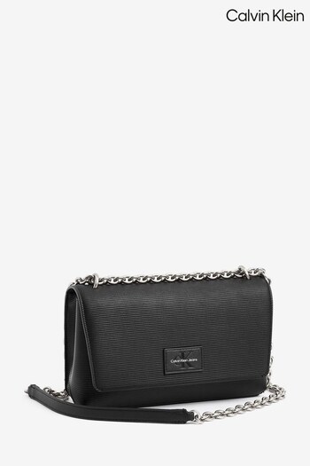Calvin Klein Sculpted Chain Black Bag (971662) | £140