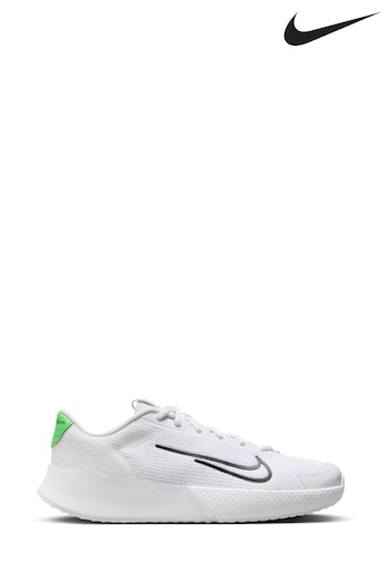 Nike Court White/Black Court Vapor Lite 2 Hard Court Tennis Shoes (972439) | £80