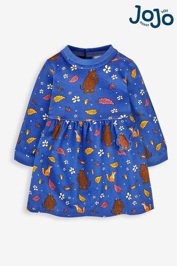 JoJo Maman Bébé Indigo Girls' The Gruffalo Sweat Dress (973040) | £23.50
