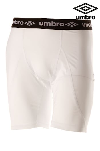 Umbro Off White Junior Core Long Sleeve Crew Baselayer (973300) | £23
