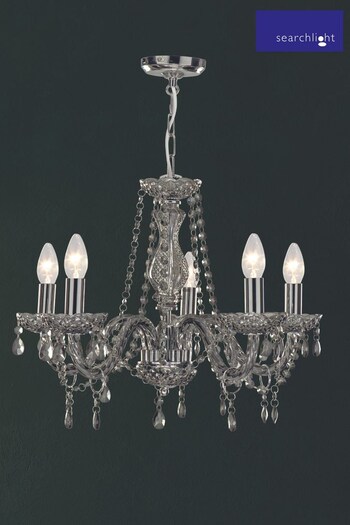 Searchlight Metal Marie Therese 5 Light Chandelier (973304) | £120