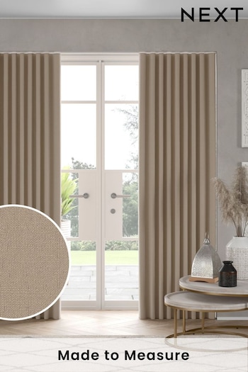 Natural Linen Blend Made to Measure Curtains (973439) | £82